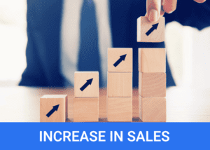 Increase in sales