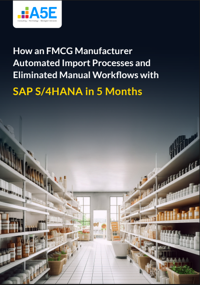 How an FMCG Manufacturer Automated Import Processes and Eliminated Manual Workflows with